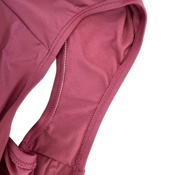 Kona Sol Gathered Modern One Piece, Mauve, Size S - Picture 9 of 9